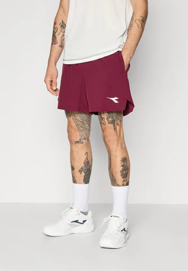 SHORTS ICON - Kurze Sporthose - maroon banner