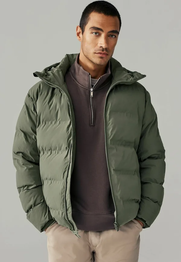 SHOWER RESISTANT HEATSEAL HOODED TALL - REGULAR FIT - Winterjacke - light green