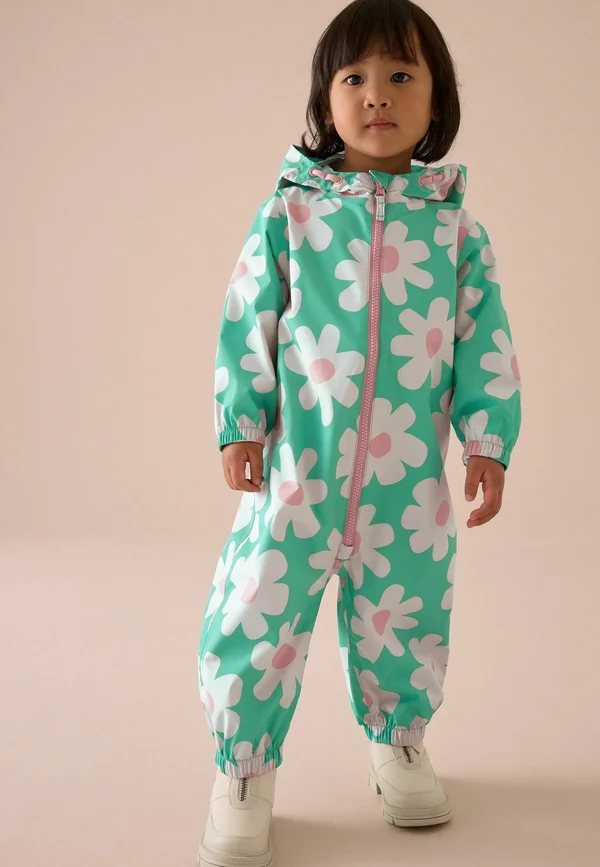 SHOWER RESISTANT PRINTED  - REGULAR FIT - Regenanzug - green