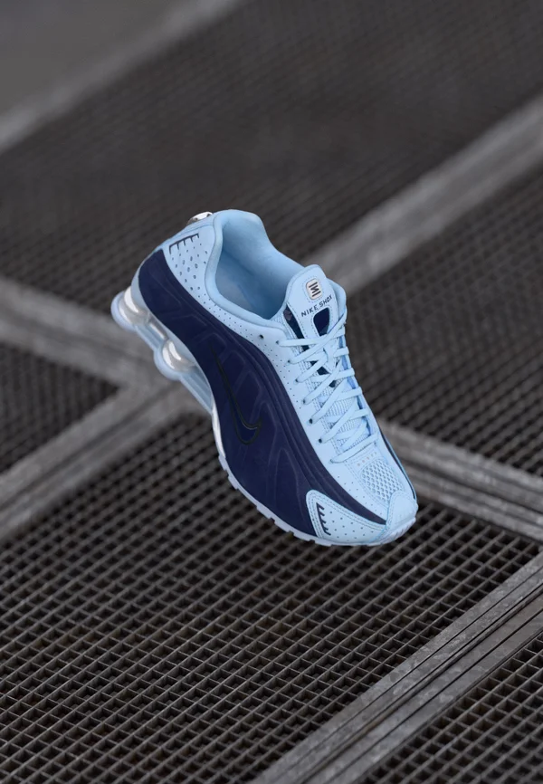 SHOX R4 SE 2 - Sneaker low - imperial purple/celestine blue/black/metallic silver-coloured