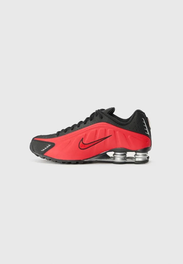 SHOX R4 UNISEX - Sneaker low - red/black/silver