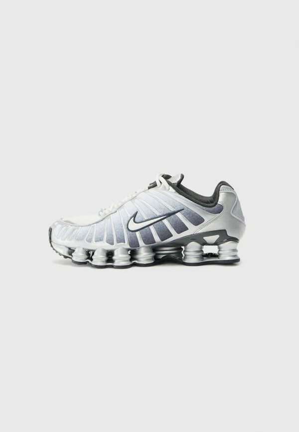 SHOX UNISEX - Sneaker low - silver-coloured/summit white /grey/anthracite/black