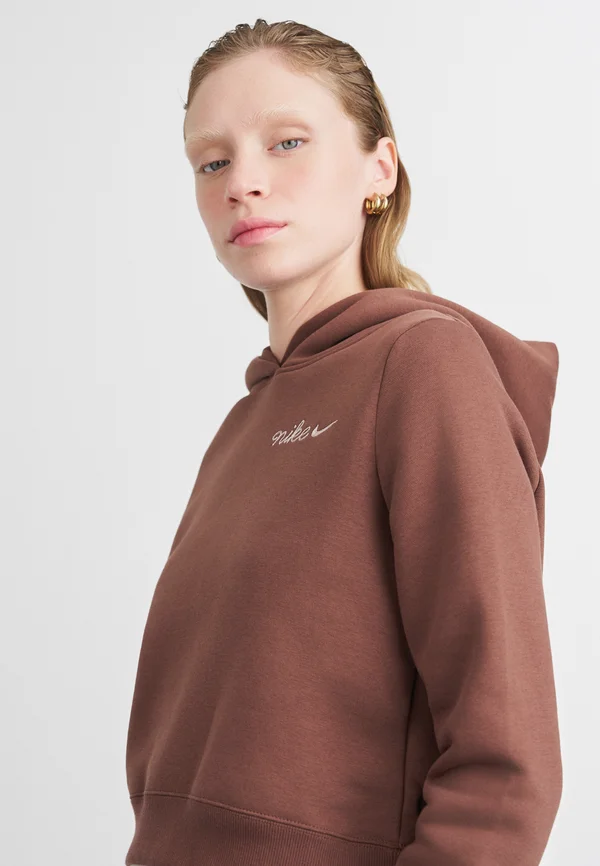 SHRUNKEN HOODIE - Sweatshirt - fauna brown
