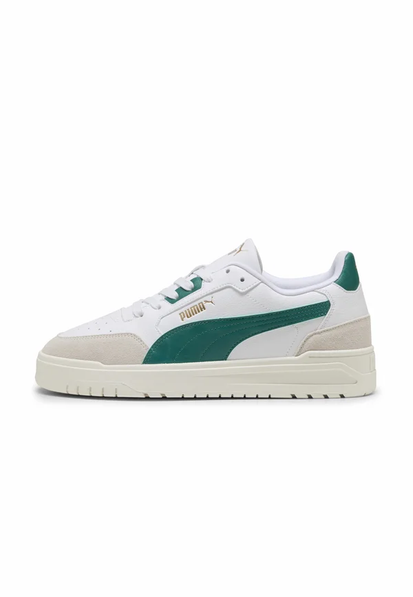 SHUFFLE TOWN - Sneaker low - white-wild green-vapor gray