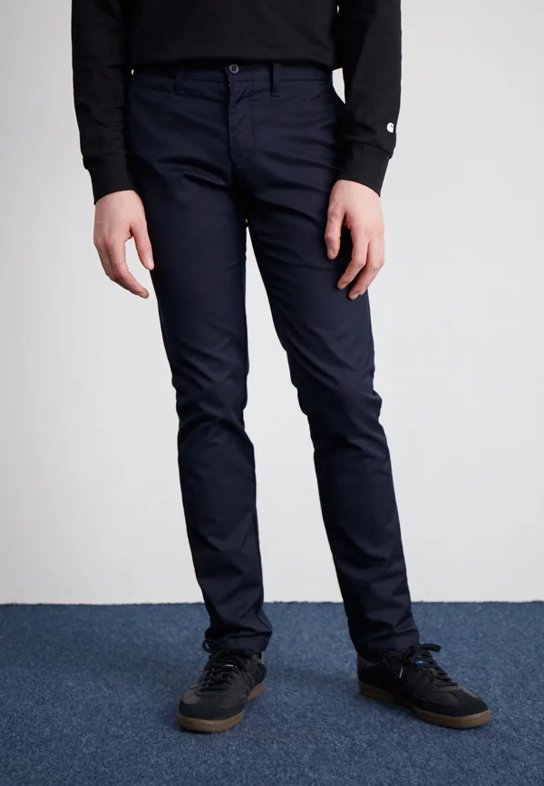 SID PANT - Chino - dark navy rinsed