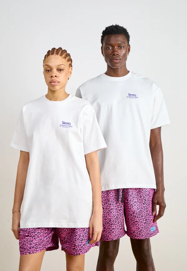 SIESTA UNISEX - T-Shirt print - white