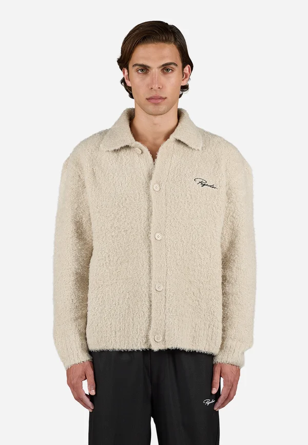 SIGNAR CARDIGAN - Strickjacke - stone