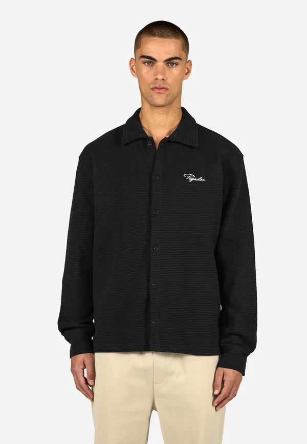 SIGNAR - Hemd - washed black / warm white