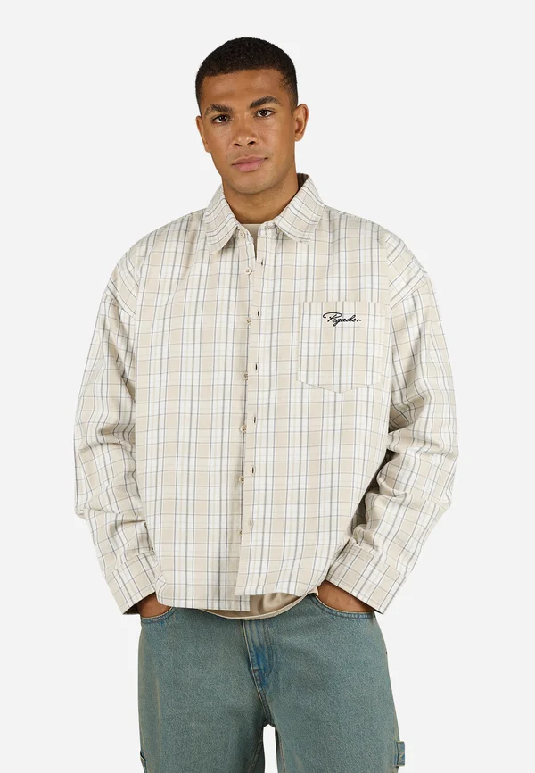 SIGNAR SHIRT - Hemd - washed warm white/stone