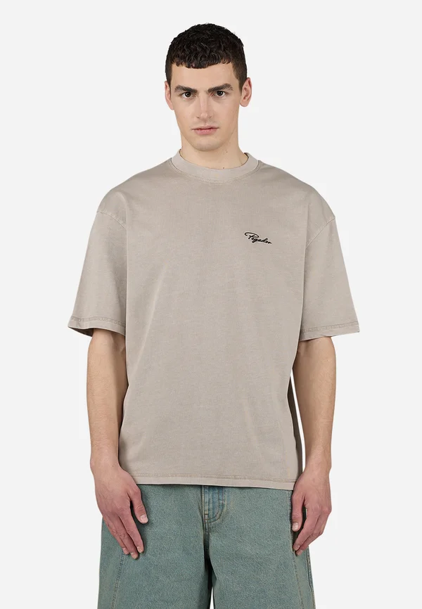 SIGNAR - T-Shirt basic - vintage rock grey black