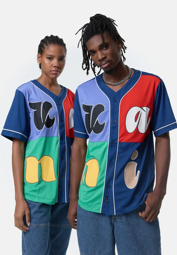 SIGNATURE BLOCK BASEBALL SHIRT UNISEX - Hemd - multicolor