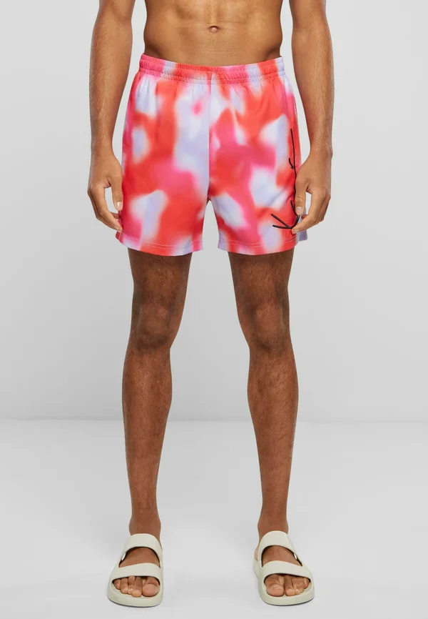 SIGNATURE BLURRED  - Badeshorts - pink lilac red