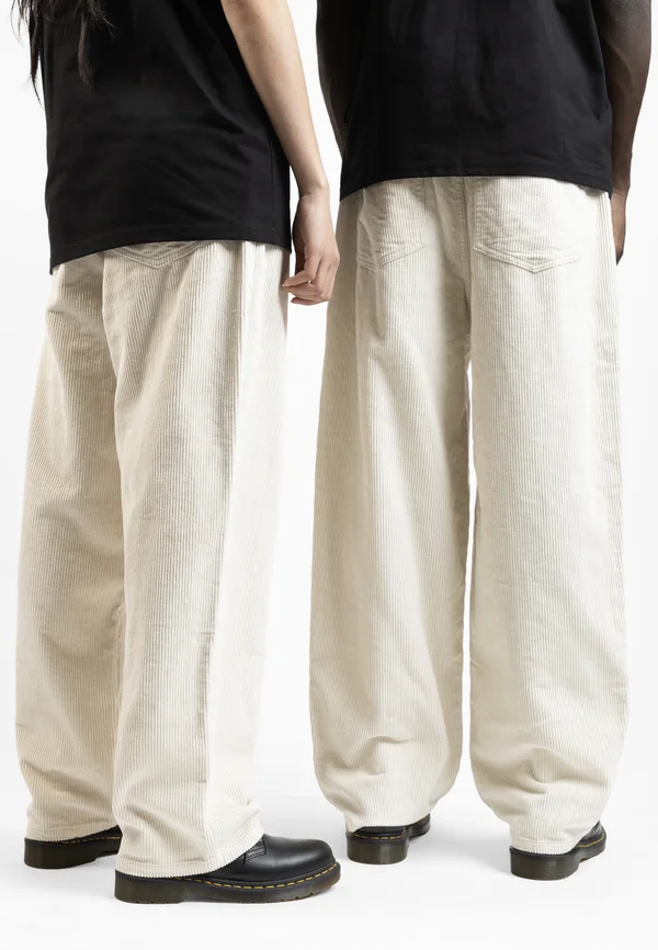 SIGNATURE CASPER PANT UNISEX - Stoffhose - off-white