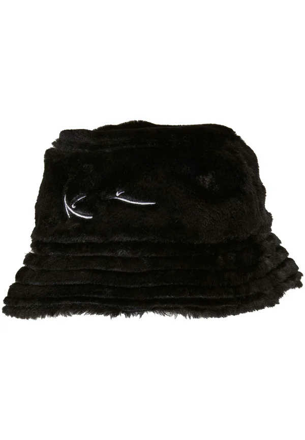 SIGNATURE FLUFFY BUCKET - Hut - black