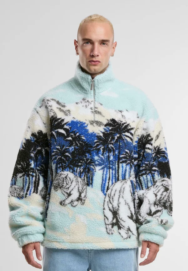 SIGNATURE ICE TIGER TOYERR - Fleecepullover - blue white grey