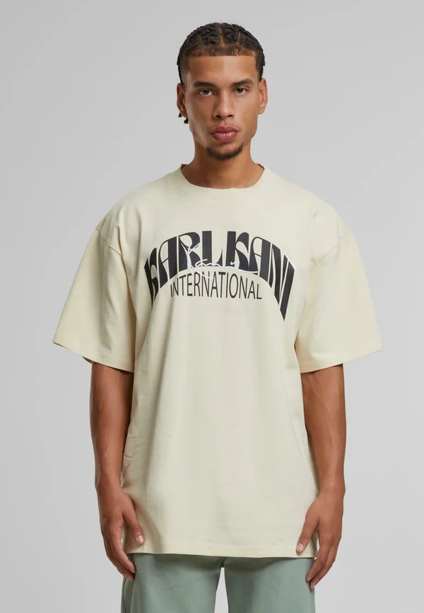 SIGNATURE INTERNATIONAL - T-Shirt print - beige