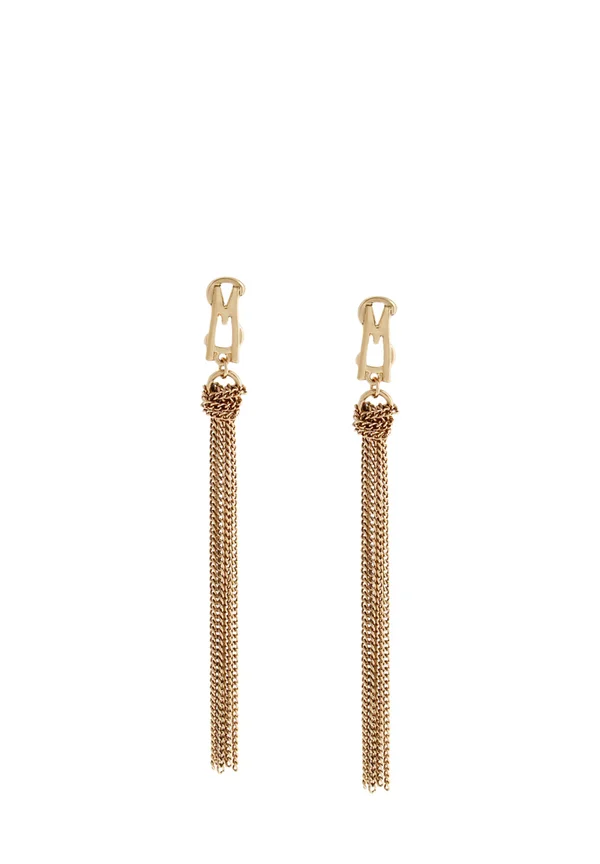 SIGNATURE LOGO FRINGE - Ohrringe - gold-coloured