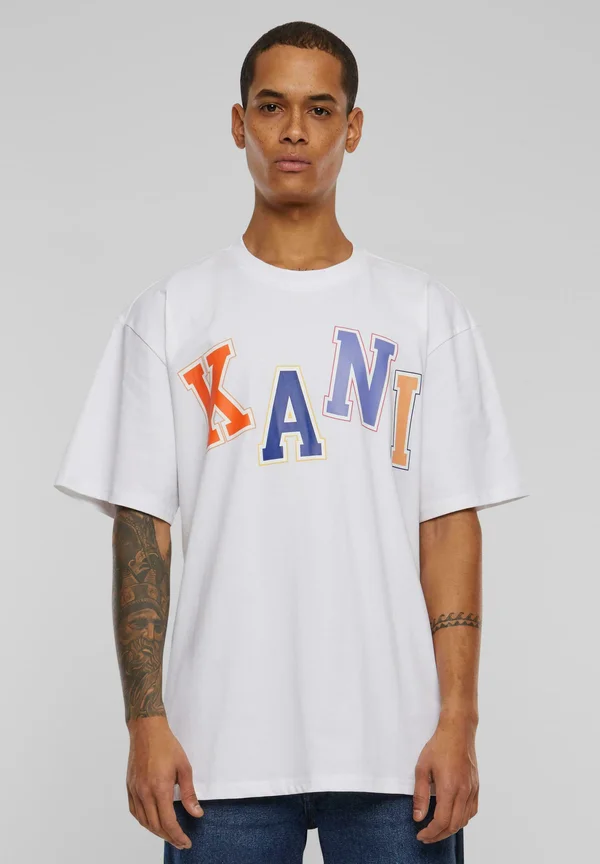 SIGNATURE LOGO - T-Shirt print - white