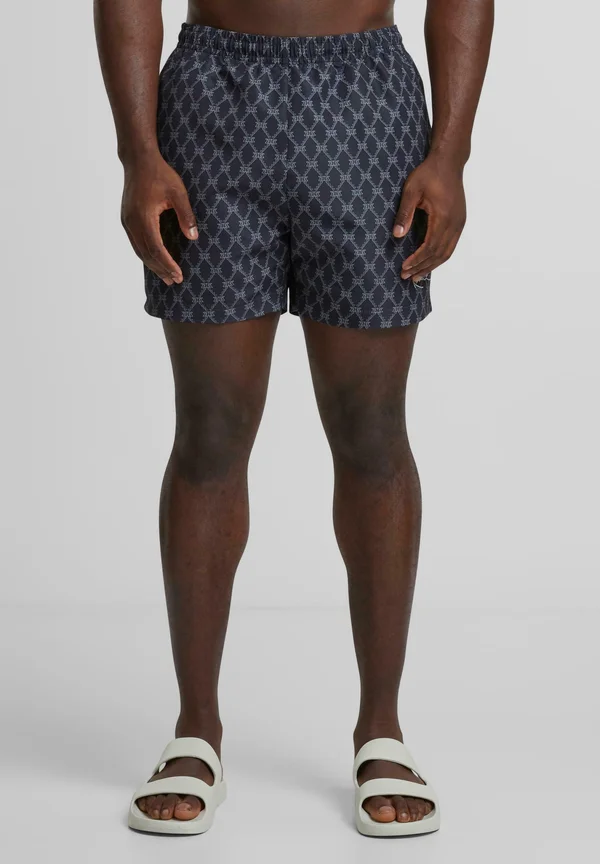 SIGNATURE MONOGRAM - Badeshorts - black