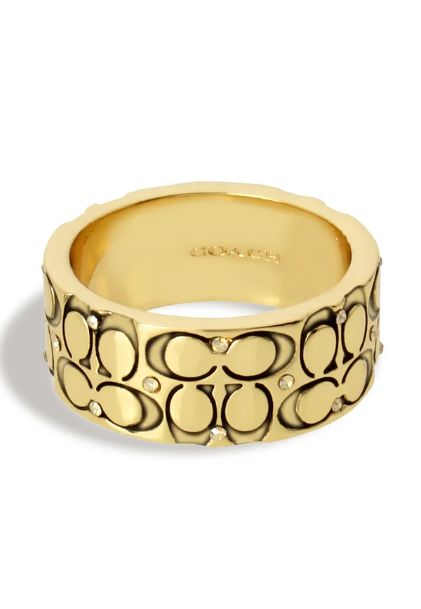SIGNATURE QUILTED BAND - Ring - gold-coloured