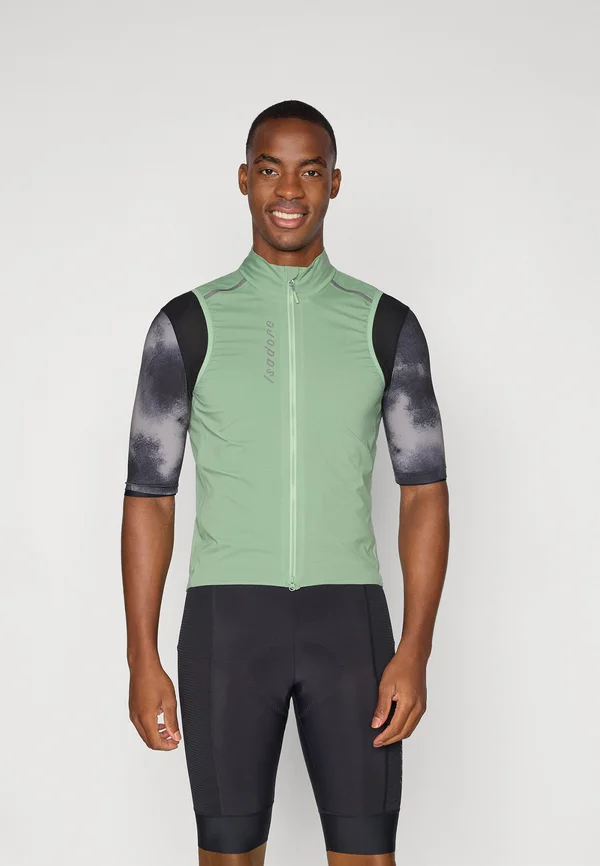 SIGNATURE RAIN GILET - Weste - basil