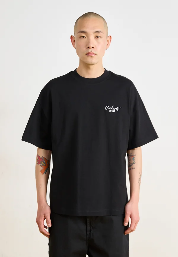 SIGNATURE SCRIPT - T-Shirt basic - black/white