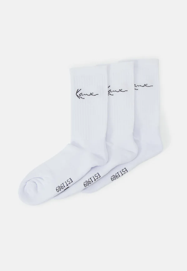 SIGNATURE SOCKS UNISEX 3 PACK - Socken - white