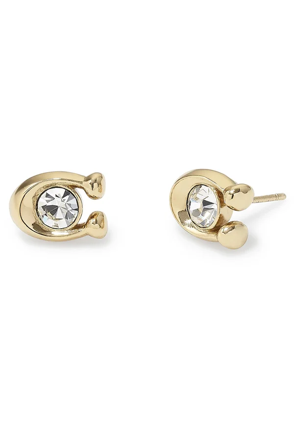 SIGNATURE STONE STUD - Ohrringe - open white