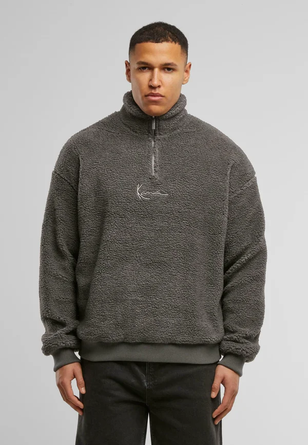 SIGNATURE TROYER - Fleecepullover - grey