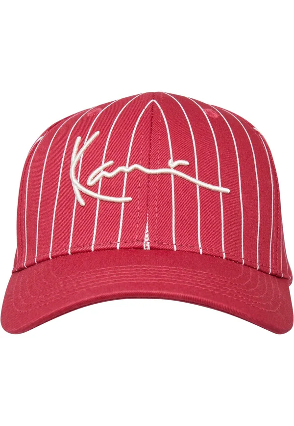 SIGNATURE ZICZAC PINSTRIPE - Cap - red