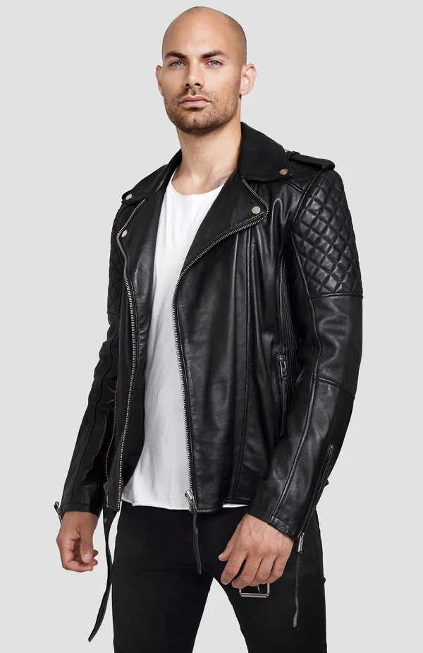 SIMBA - Lederjacke - schwarz