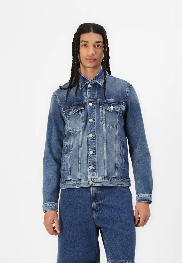 SIMEON - Jeansjacke - tavor wash
