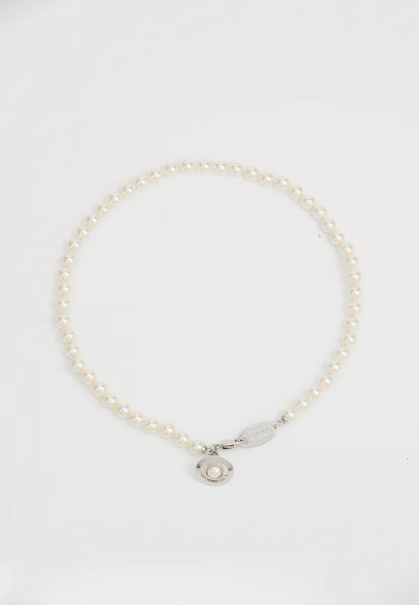 SIMONETTA NECKLACE UNISEX - Halskette - offwhite/silver-coloured