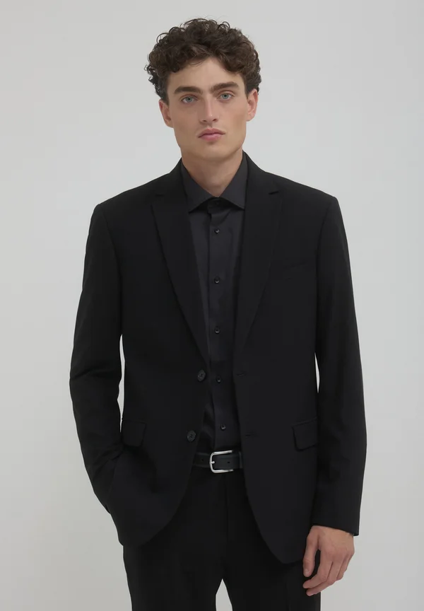 À SIMPLE BOUTONNAGE - Anzugsakko - noir