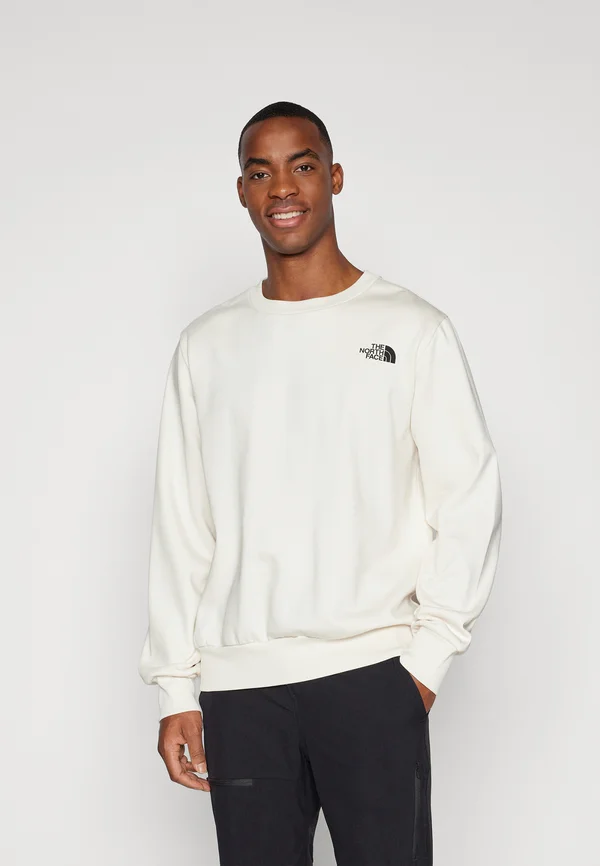SIMPLE DOME CREW - Sweatshirt - white dune