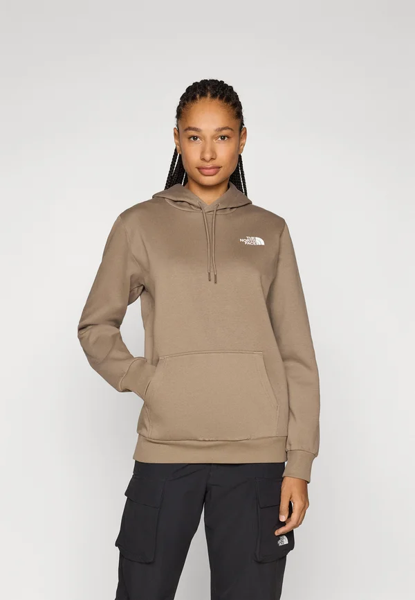 SIMPLE DOME HOODIE - Kapuzenpullover - mocha brown
