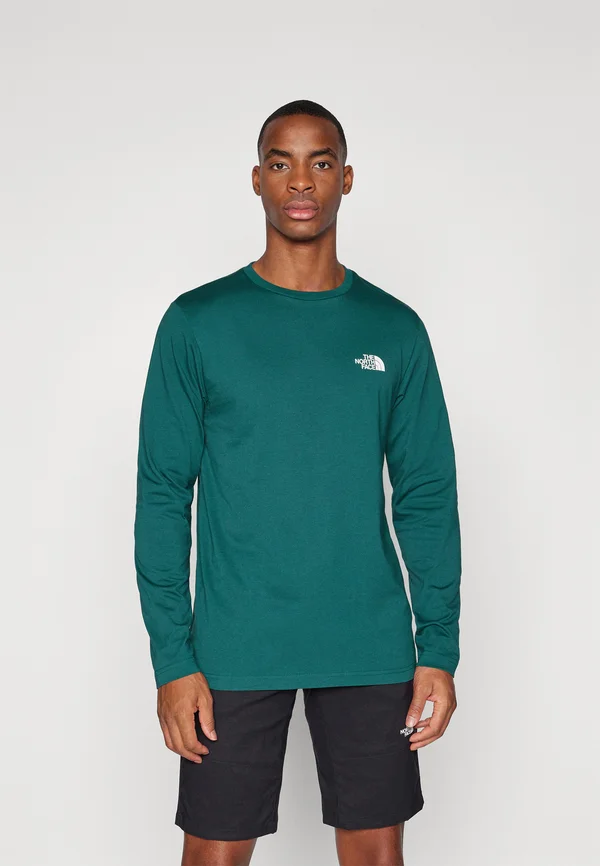 SIMPLE DOME TEE - Langarmshirt - deep nori