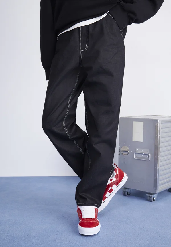 SIMPLE PANT - Jeans Relaxed Fit - black