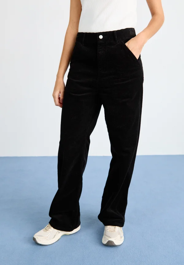 SIMPLE PANT - Stoffhose - black rinsed