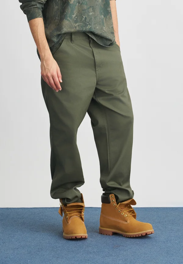 SIMPLE PANT - Stoffhose - leaf  rinsed