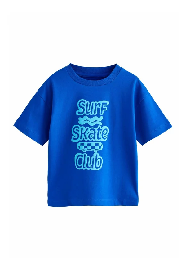 SIMPLE SHORT SLEEVE - T-Shirt print - blue