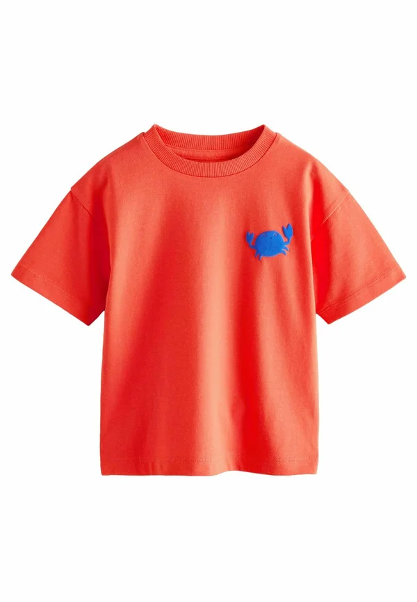 SIMPLE SHORT SLEEVE - T-Shirt print - red crab