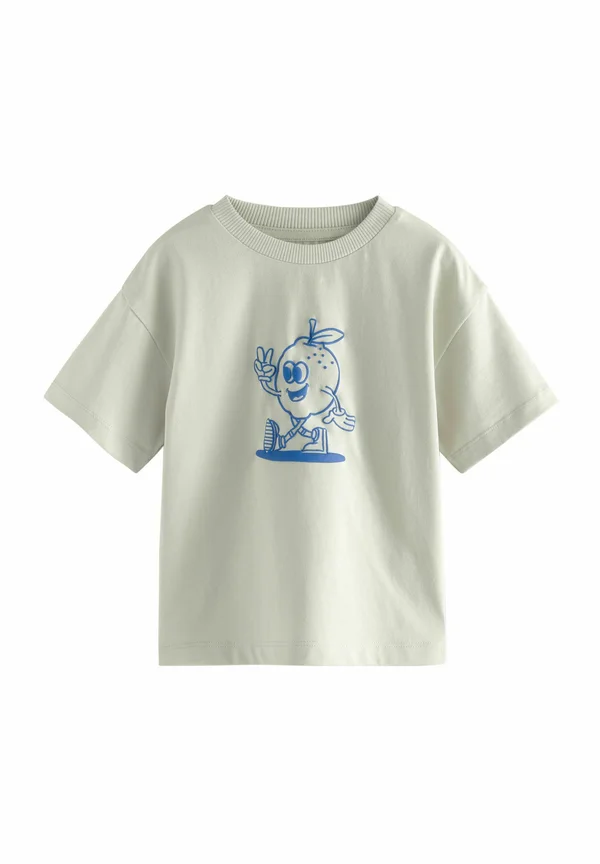 SIMPLE SHORT SLEEVE - T-Shirt print - sage green lemon
