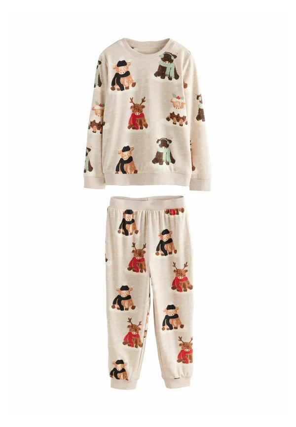 SINGLE FAMILY CHRISTMAS SET - Nachtwäsche Set - neutral/red hamish