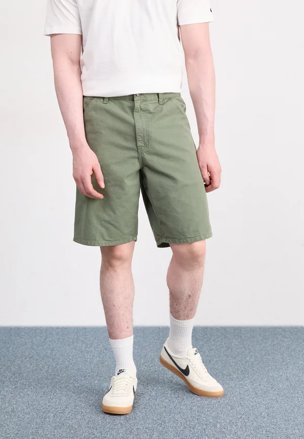 SINGLE KNEE - Jeans Shorts - park