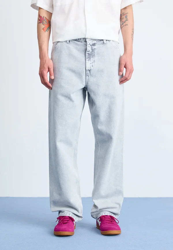 SINGLE KNEE PANT SMITHFIELD  - Jeans Relaxed Fit - black chalk wash