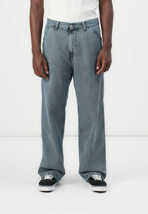 SINGLE KNEE PANT SMITHTOWN - Jeans Straight Leg - black/blue fog