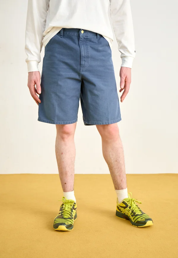SINGLE KNEE - Shorts - dusky blue