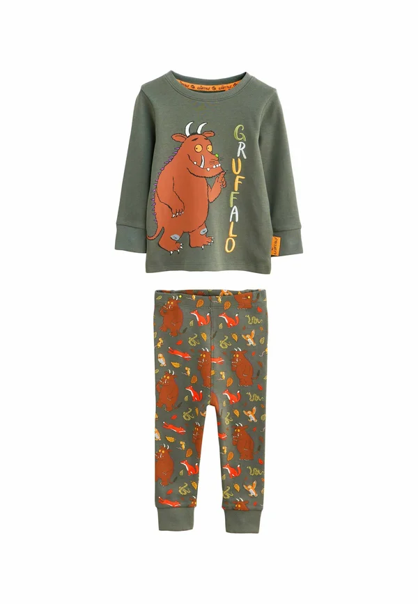 SINGLE LICENSE SNUGGLE - Nachtwäsche Set - charcoal grey brown gruffalo