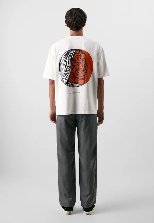 SIOUX UNISEX - T-Shirt print - off white